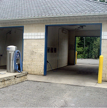 Coin Operated car wash bays